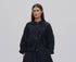 Rabens Saloner Candie clipped jacquard shirt jacket pirate black
